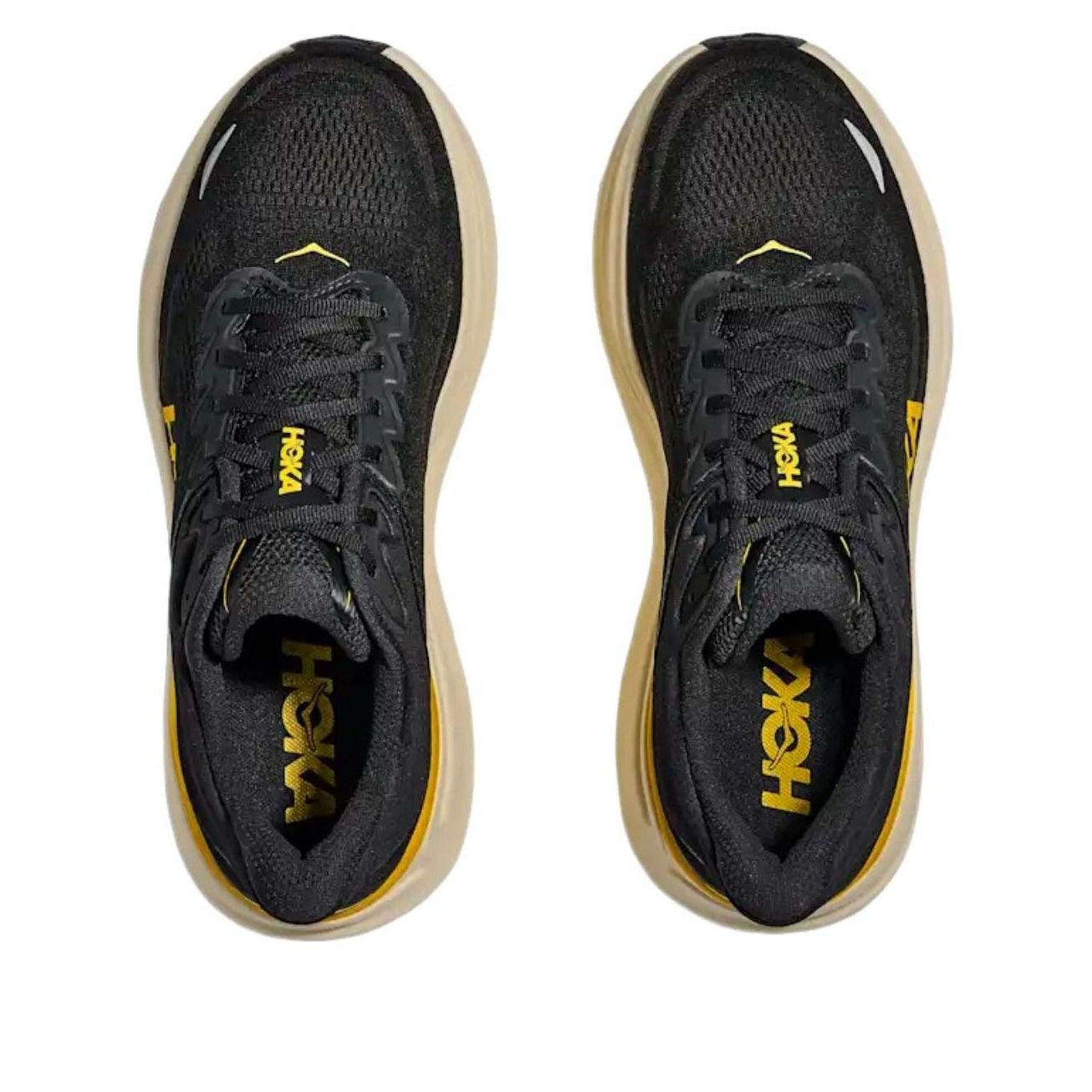 Hoka One One Bondi 9 Carbon Black Yellow Gold 5 Hoka One One Bondi 9 Carbon Black Yellow Gold
