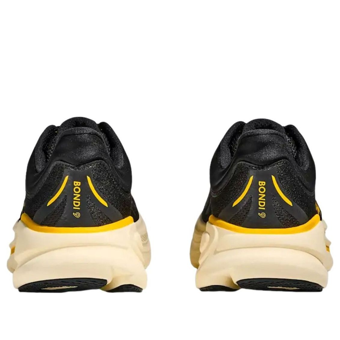 Hoka One One Bondi 9 Carbon Black Yellow Gold 7 Hoka One One Bondi 9 Carbon Black Yellow Gold