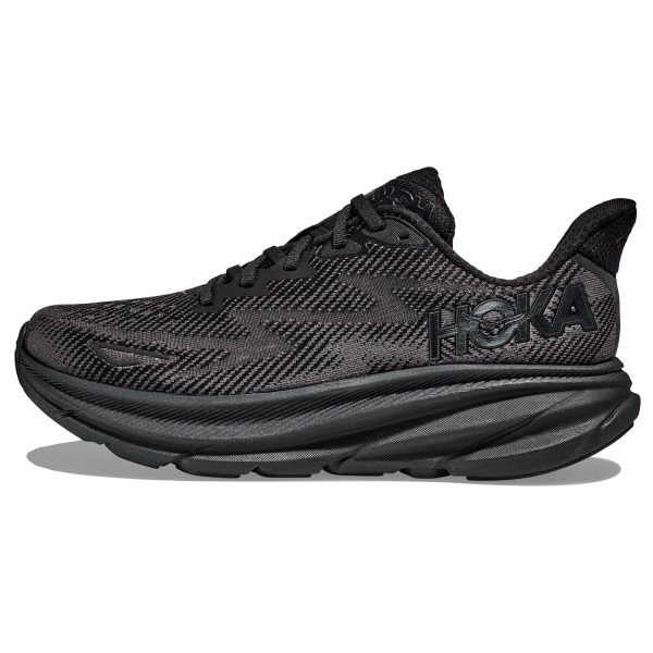 Hoka One One Clifton 9 Triple Black (Womens)