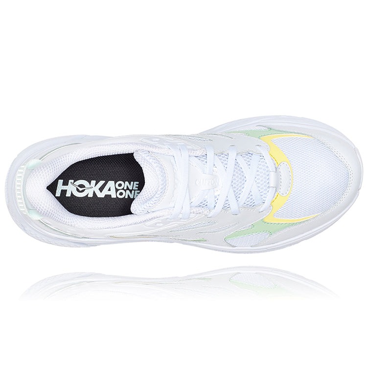Hoka One One Clifton L White Green Ash (All Gender) 8 Hoka One One Clifton L White Green Ash (All Gender)