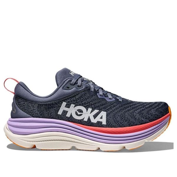 Hoka One One Gaviota 5 Anchor Grapefruit (Womens)