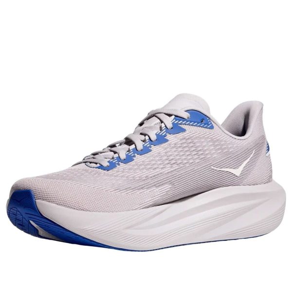 Hoka One One Mach 7 Ash Grey Cobalt Blue