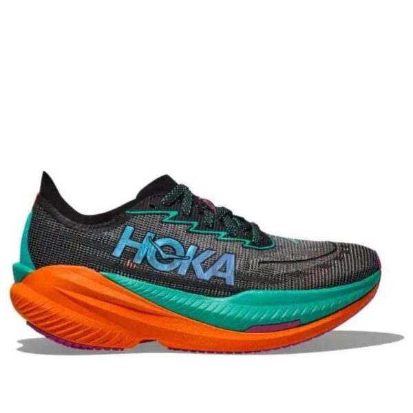 Hoka One One Mach X 2 Black Electric Aqua