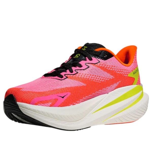 Hoka One One Mach X 3 Neon Rose Tangerine (Womens)
