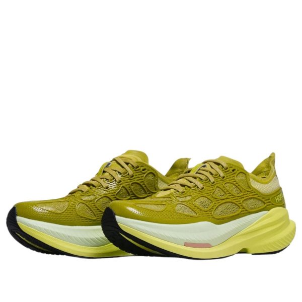 Hoka One One Mach X Caged Pea Green