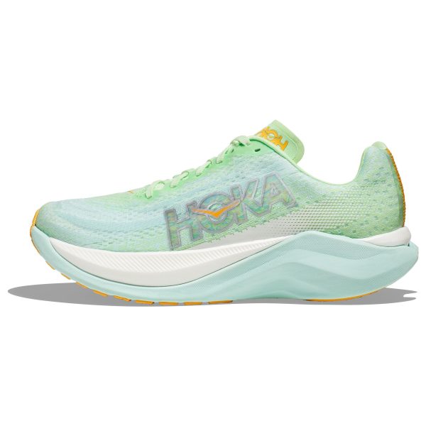 Hoka One One Mach X Lime Glow Sunlit Ocean (Womens)