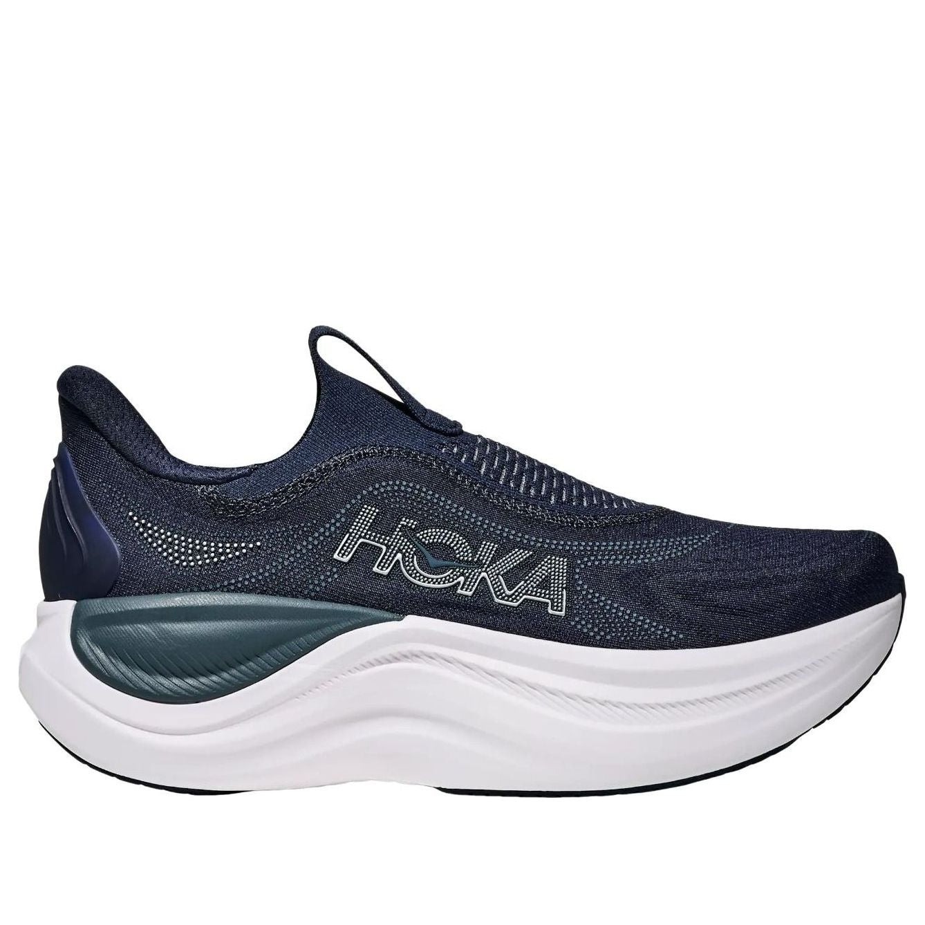 Hoka One One Skyward Laceless Varsity Navy White 8 Hoka One One Skyward Laceless Varsity Navy White