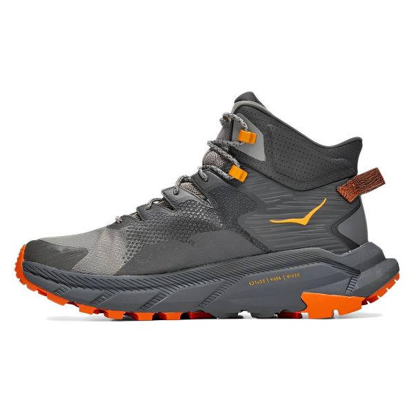 Hoka One One Trail Code Gore-Tex Castlerock Persimmon Orange