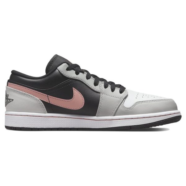Jordan 1 Low Black Grey Pink