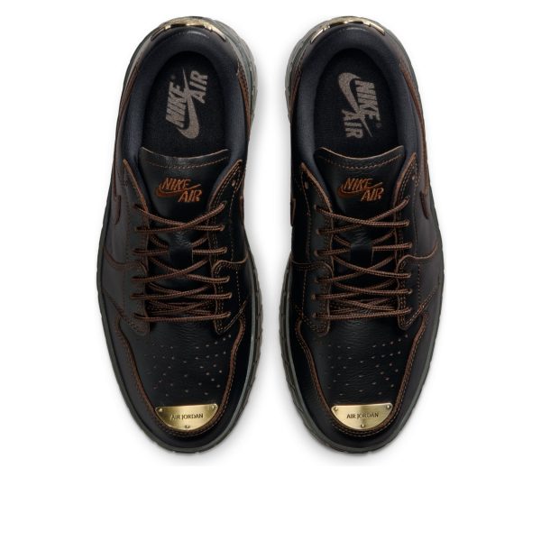 Jordan 1 Low Brooklyn Black Cacao Wow (Womens)