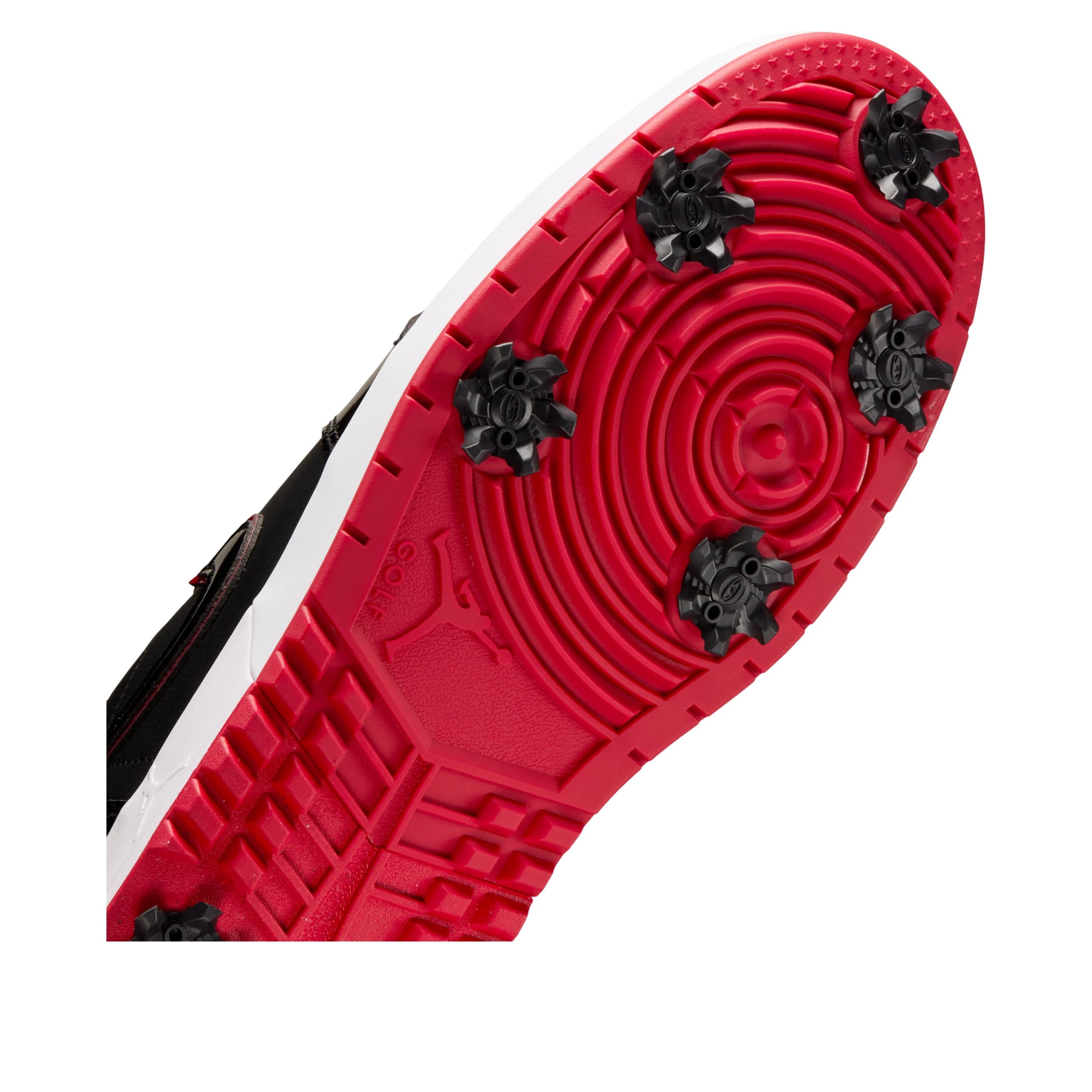 Jordan 1 Low Golf Spiked Bred Black Patent 7 Jordan 1 Low Golf Spiked Bred Black Patent