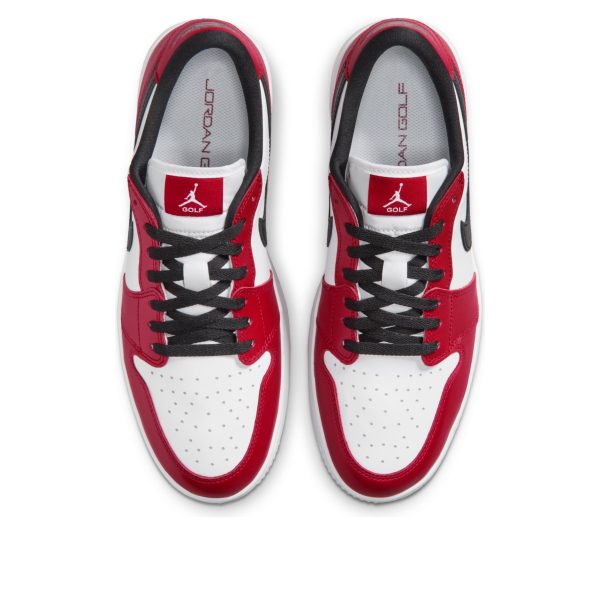 Jordan 1 Low Golf Spiked Varsity Red White Black