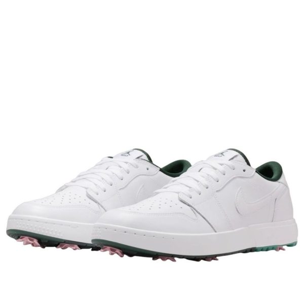 Jordan 1 Low Golf Spiked White Fir Elemental Pink