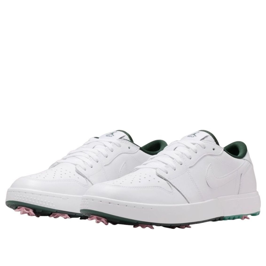 Jordan 1 Low Golf Spiked White Fir Elemental Pink 4 Jordan 1 Low Golf Spiked White Fir Elemental Pink