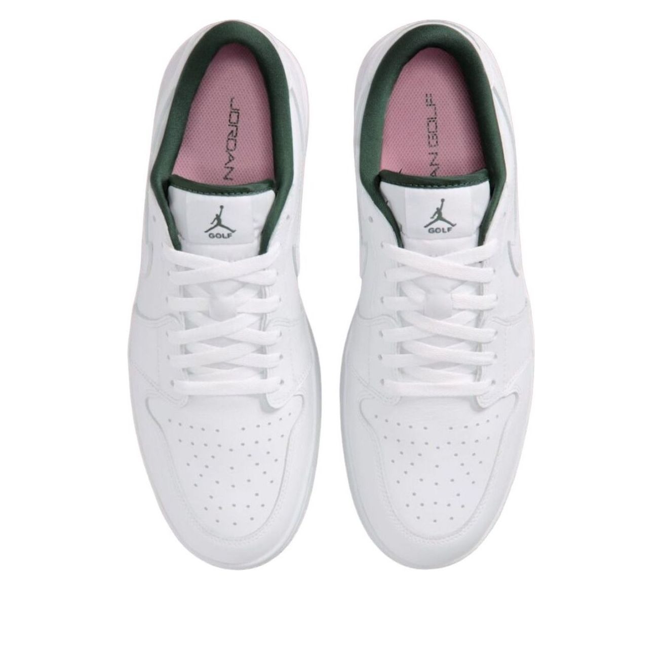 Jordan 1 Low Golf Spiked White Fir Elemental Pink 5 Jordan 1 Low Golf Spiked White Fir Elemental Pink
