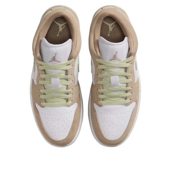 Jordan 1 Low Khaki Olive Aura (Womens)
