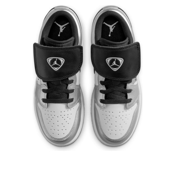 Jordan 1 Low SE Metallic Silver Tiempo (GS)