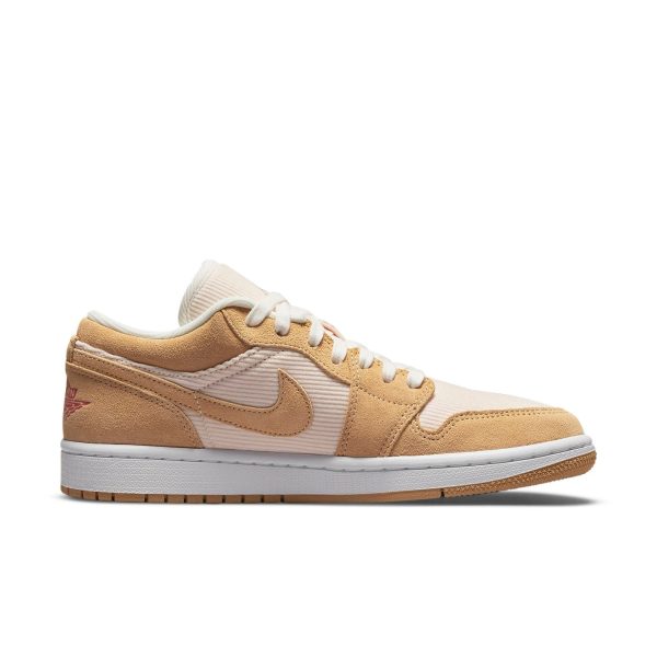 Jordan 1 Low SE Twine Orange Quartz Corduroy (Womens)