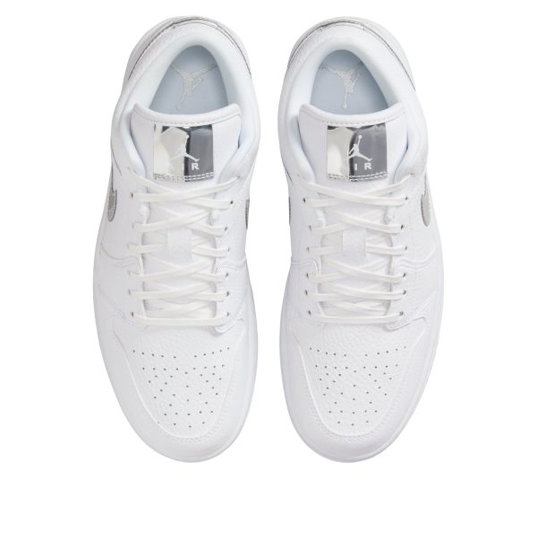 Jordan 1 Low SE White Metallic Silver (Womens)