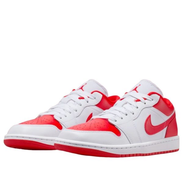 Jordan 1 Low White Chile Red (Womens)