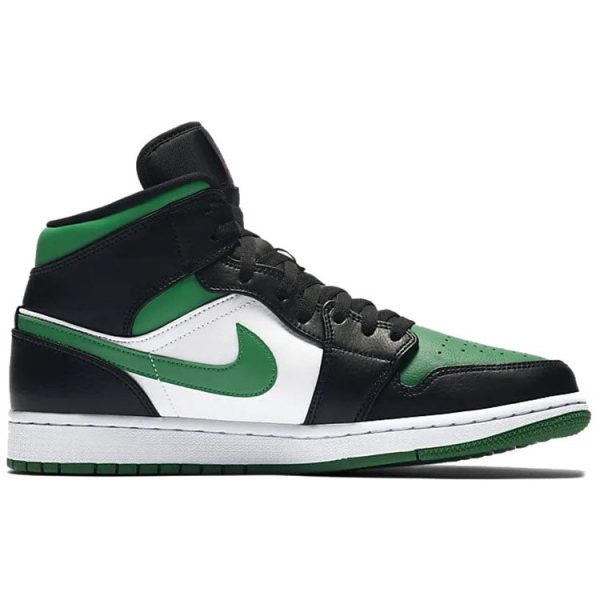 Jordan 1 Mid Green Toe