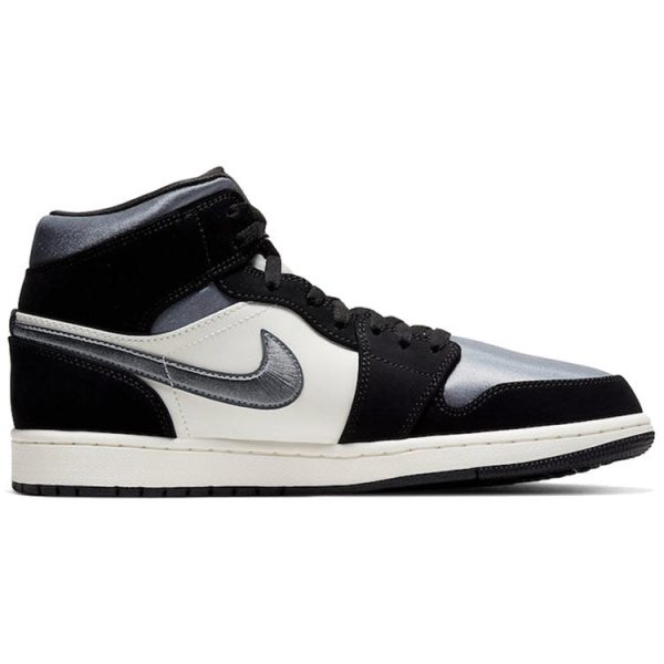 Jordan 1 Mid Satin Grey Toe