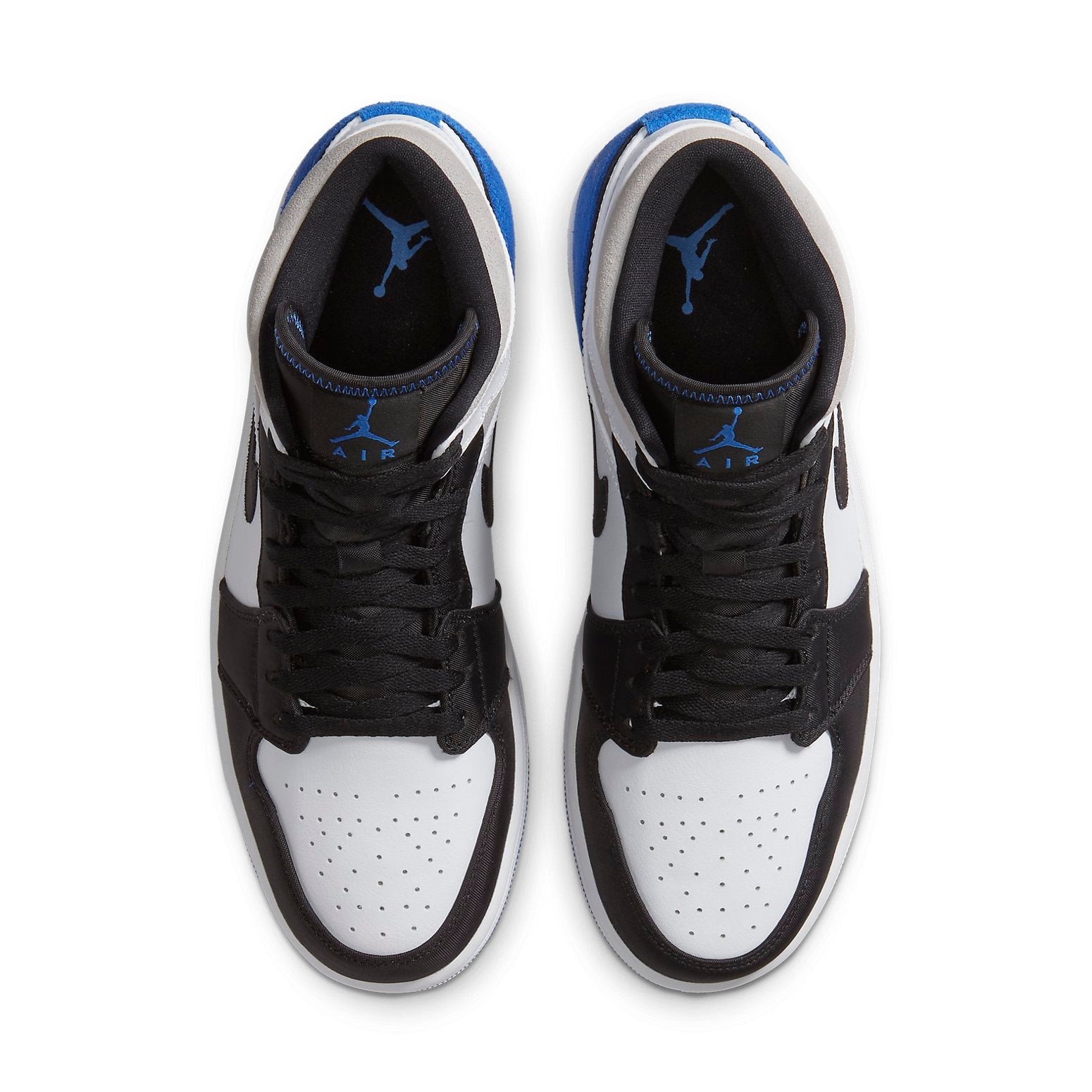Jordan 1 Mid SE Royal Black Toe 6 Jordan 1 Mid SE Royal Black Toe