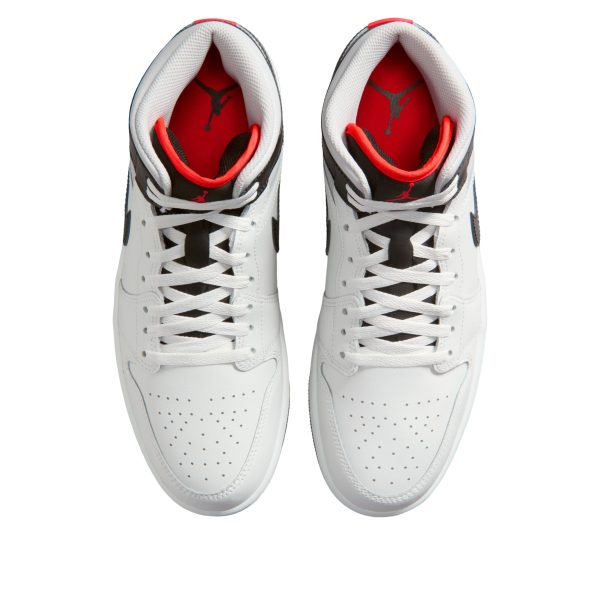 Jordan 1 Mid White Neutral Grey Infrared