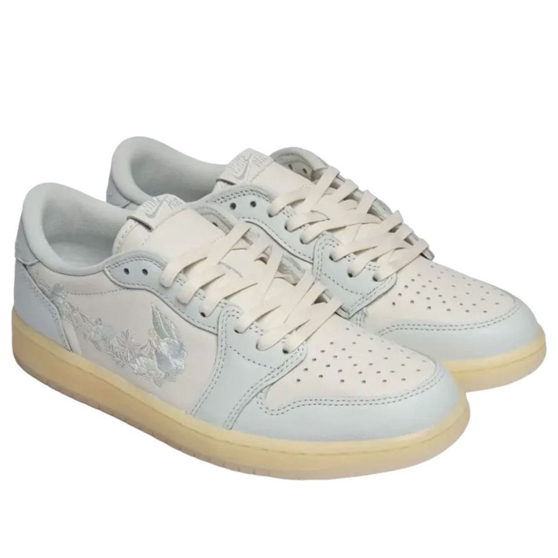 Jordan 1 Retro Low OG Rabbit Floral Swoosh 4 Jordan 1 Retro Low OG Rabbit Floral Swoosh