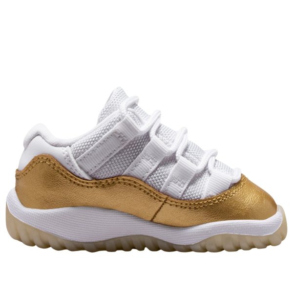 Jordan 11 Retro Low White Team Gold Metallic Gold