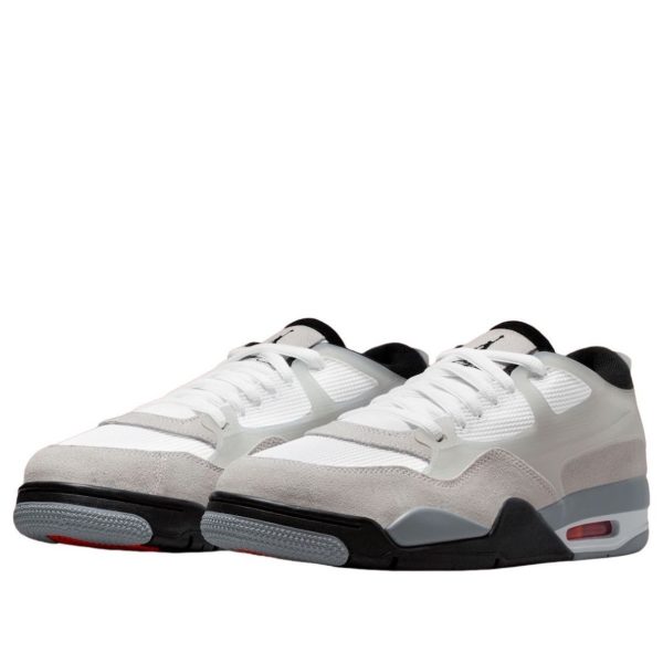 Jordan 4 RM White Light Smoke Grey Black
