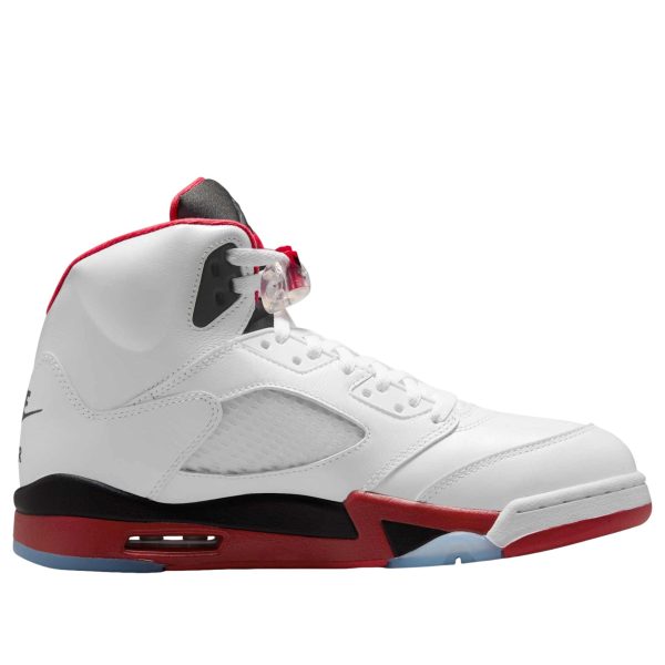 Jordan 5 Retro Fire Red Black Tongue (2025) (TD)