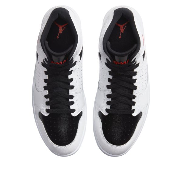 Jordan Access White Black University Red