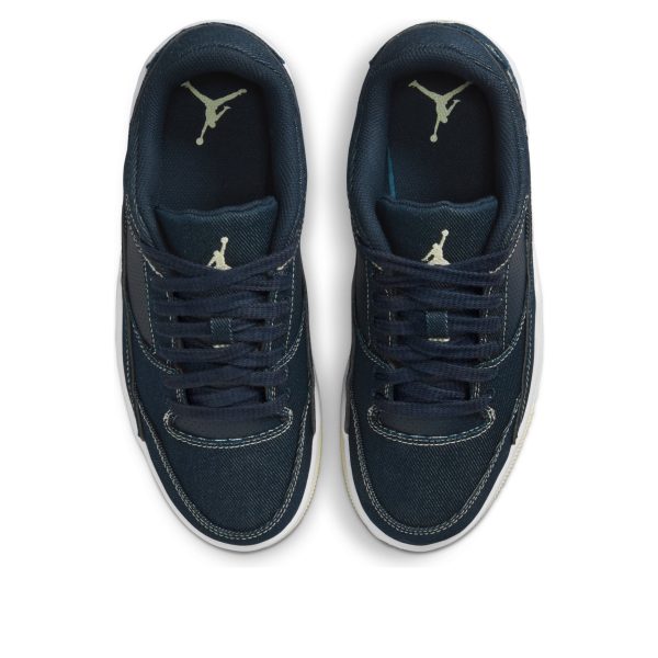 Jordan Flight Court Obsidian White Alabaster (Womens)