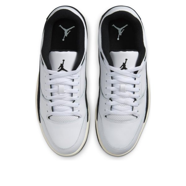 Jordan Flight Court White Black Sail