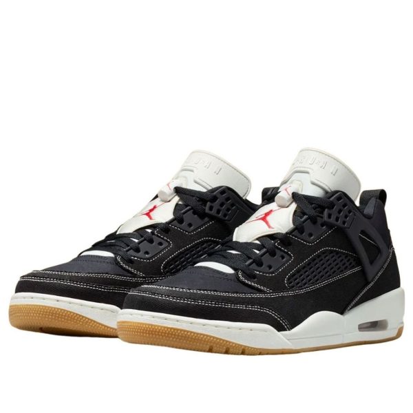 Jordan Spizike Low Black Denim