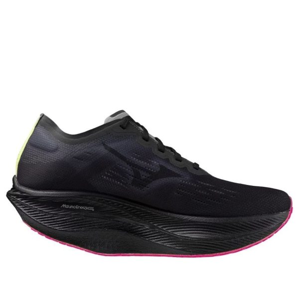 Mizuno Wave Rebellion Pro 2 Black Silver Pink Tetra