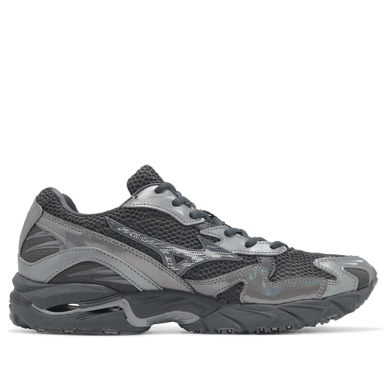 Mizuno Wave Rider 10 Black Sand Metallic Gray 4 Mizuno Wave Rider 10 Black Sand Metallic Gray