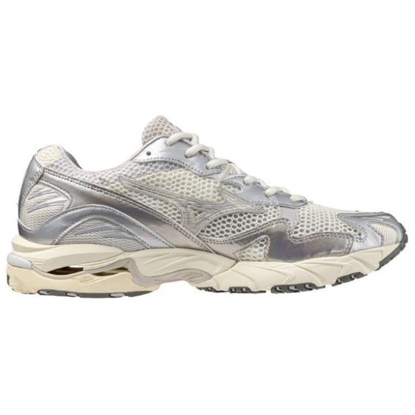 Mizuno Wave Rider 10 Metallic Snow White