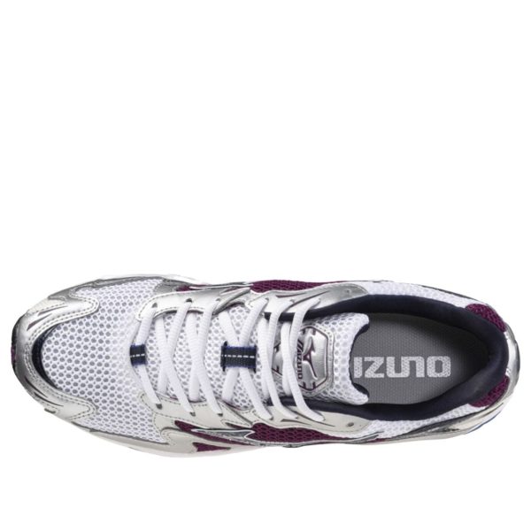 Mizuno Wave Rider 10 White Dark Purple