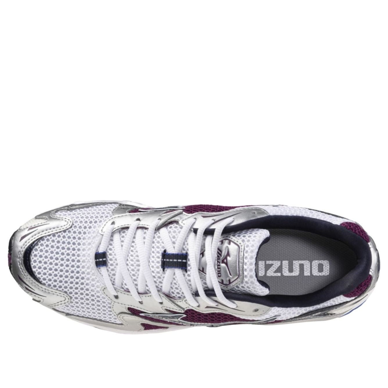 Mizuno Wave Rider 10 White Dark Purple 4 Mizuno Wave Rider 10 White Dark Purple