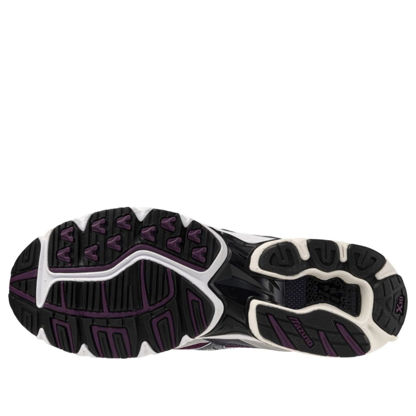 Mizuno Wave Rider 10 White Dark Purple 5 Mizuno Wave Rider 10 White Dark Purple
