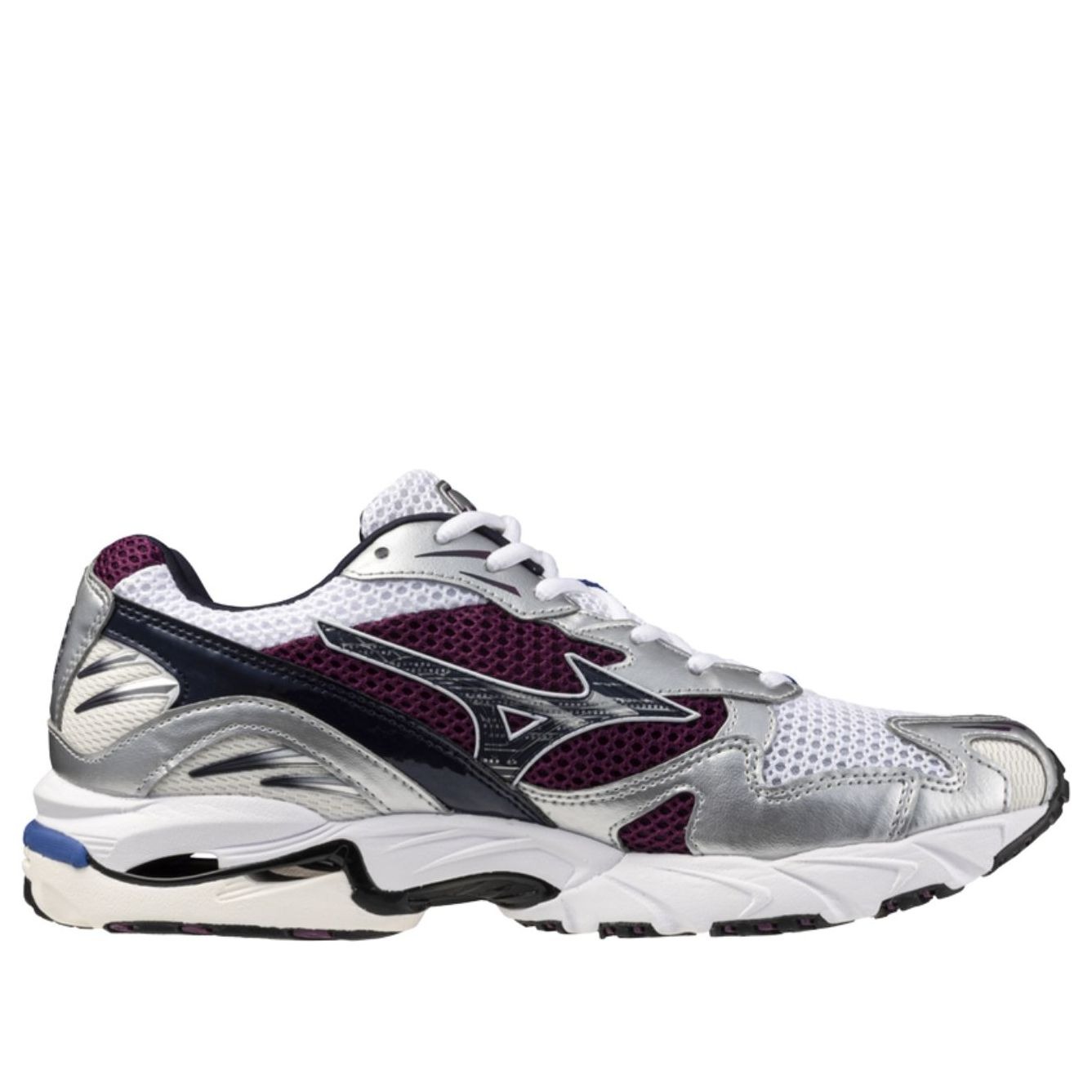 Mizuno Wave Rider 10 White Dark Purple 7 Mizuno Wave Rider 10 White Dark Purple