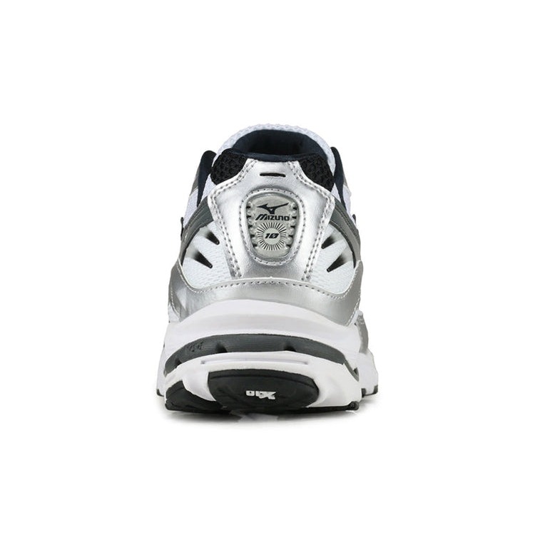 Mizuno Wave Rider 10 White Silver Black 6 Mizuno Wave Rider 10 White Silver Black