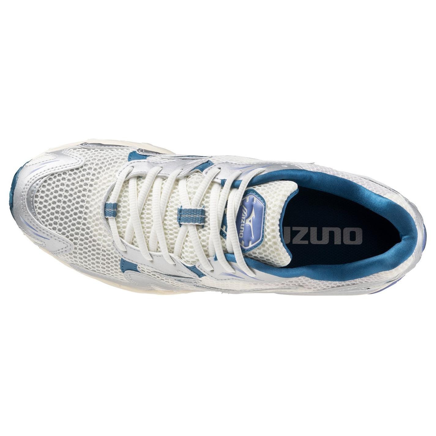 Mizuno Wave Rider 10 White Silver Blue 5 Mizuno Wave Rider 10 White Silver Blue