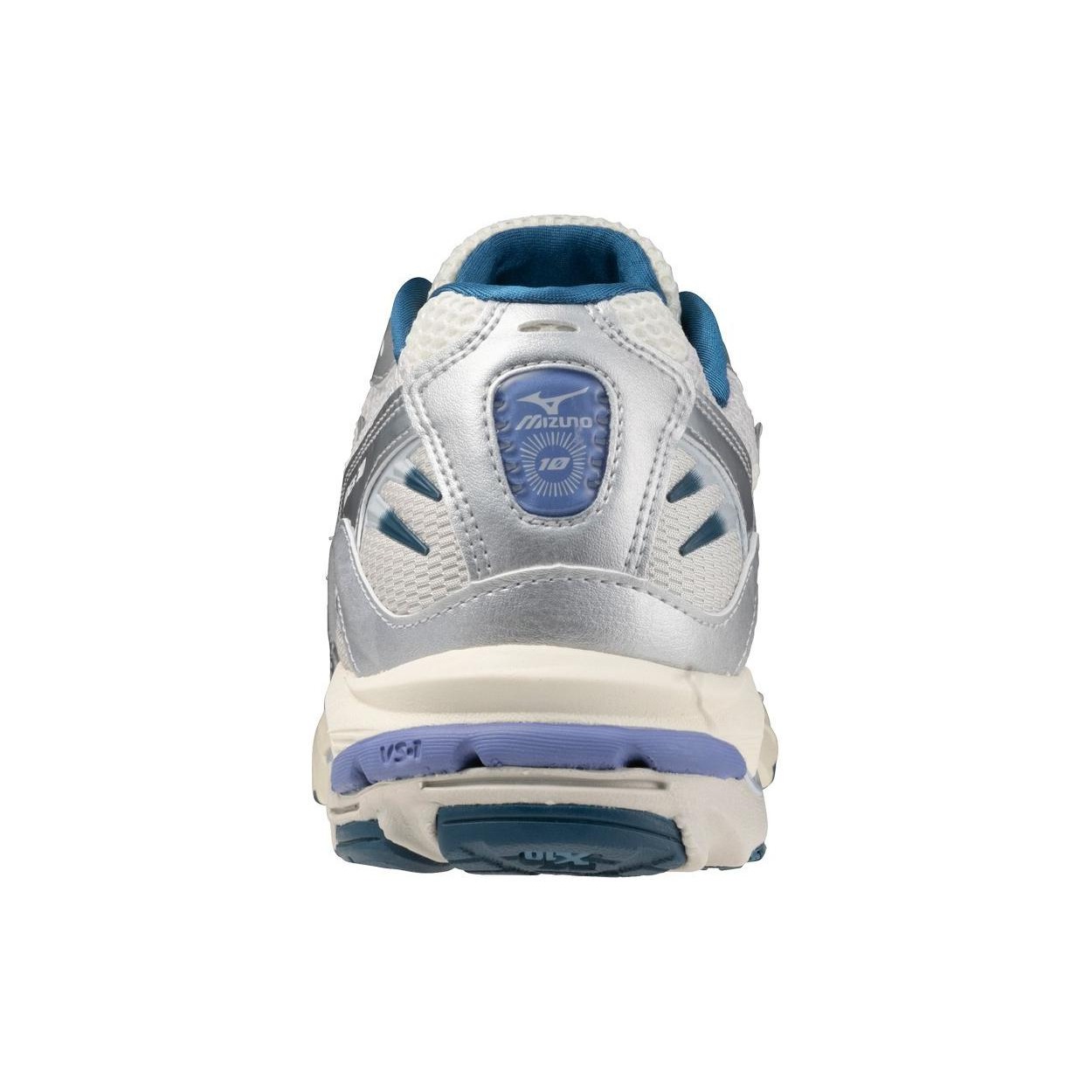 Mizuno Wave Rider 10 White Silver Blue 6 Mizuno Wave Rider 10 White Silver Blue