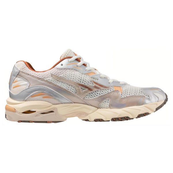 Mizuno Wave Rider 10 White Silver Orange