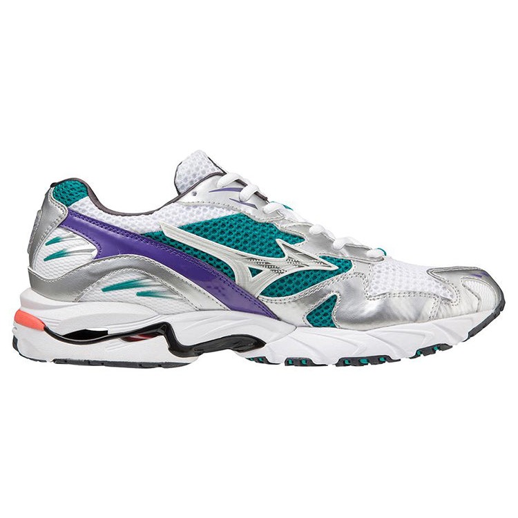 Mizuno Wave Rider 10 White Silver Teal Purple 5 Mizuno Wave Rider 10 White Silver Teal Purple