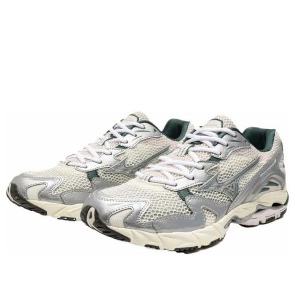 Mizuno Wave Rider 10 White Slate Bistro Green