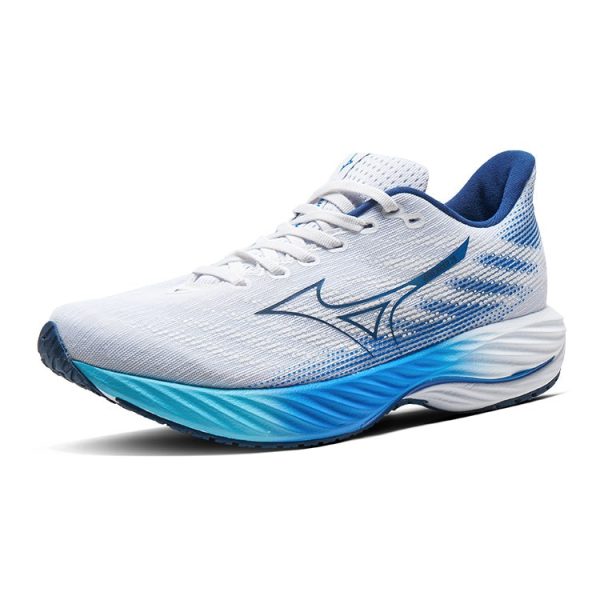 Mizuno Wave Rider 28 White Estate Blue